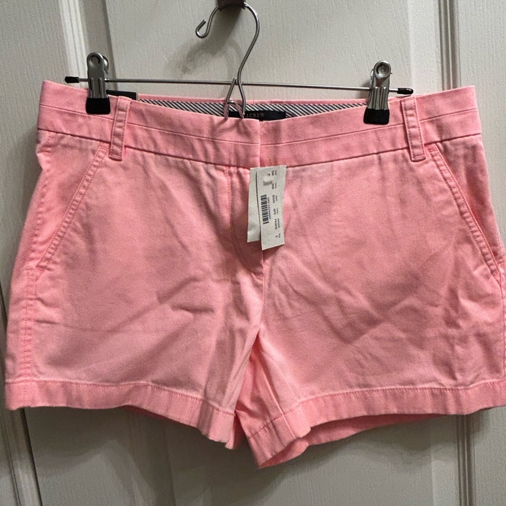 J. Crew Pink Cotton Chino Bermuda Shorts